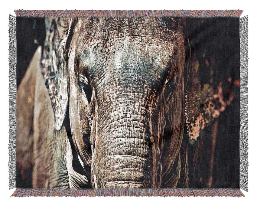 Elephant Trunk Woven Blanket