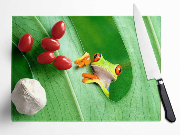 Frog Glass Chopping Board