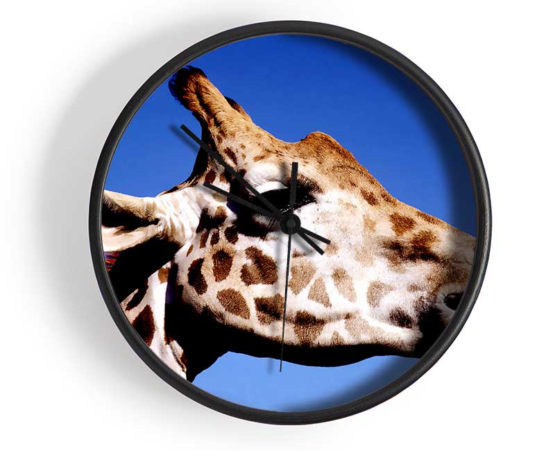 Giraffe Head Clock - Wallart-Direct UK