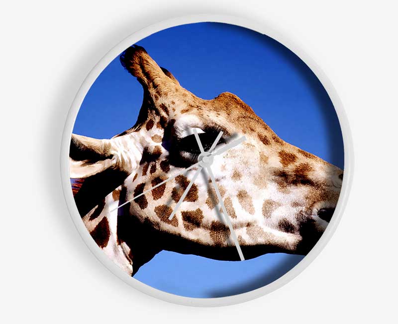 Giraffe Head Clock - Wallart-Direct UK