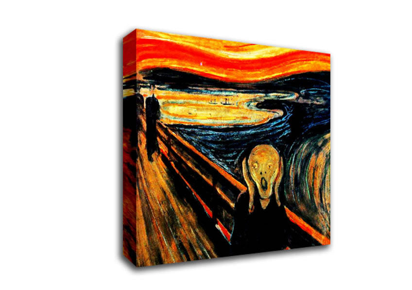 Picture of Edvard Munch The Scream Square Canvas Wall Art