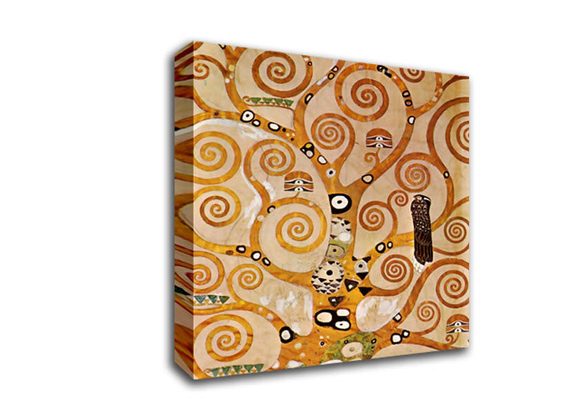 Picture of Klimt Frieze 2 Square Canvas Wall Art