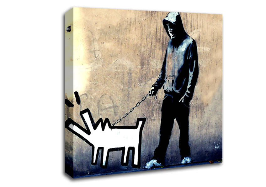 Picture of Revolution For Dogs Square Canvas Wall Art