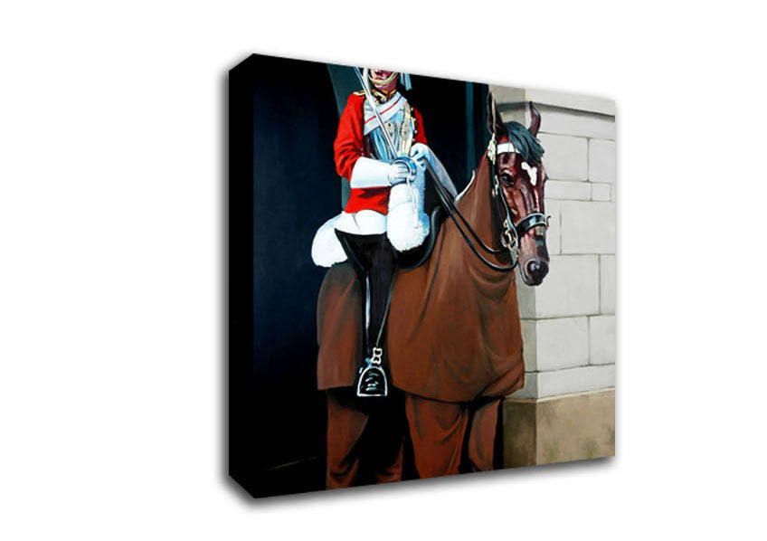 Picture of The Queens Guards Square Canvas Wall Art