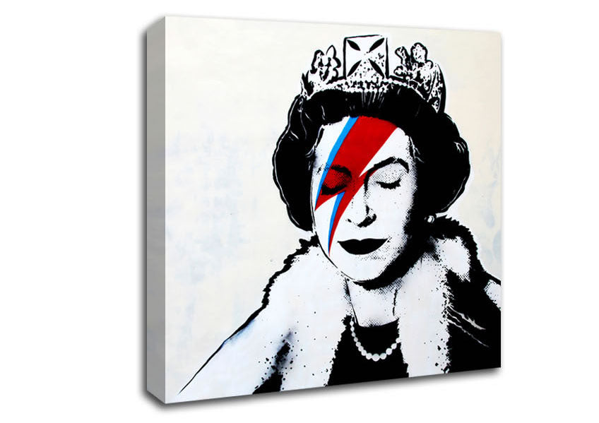 Picture of Queen Bowie Square Canvas Wall Art