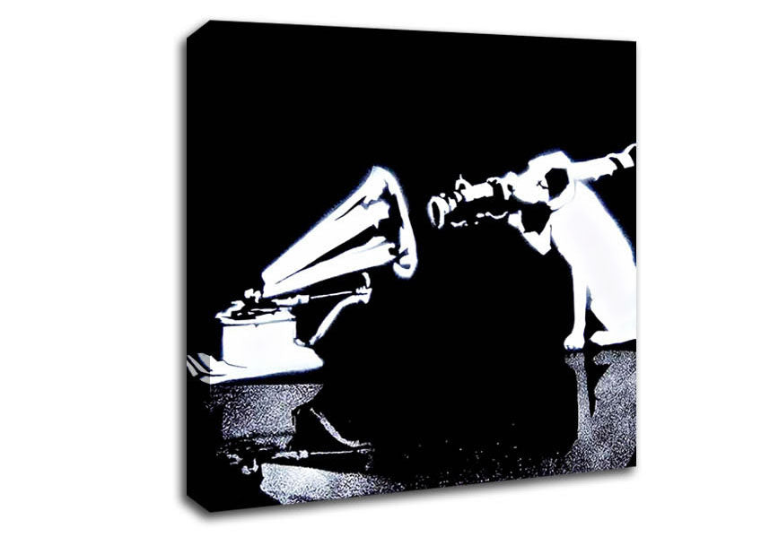 Picture of Hmv Dog Missile Square Canvas Wall Art