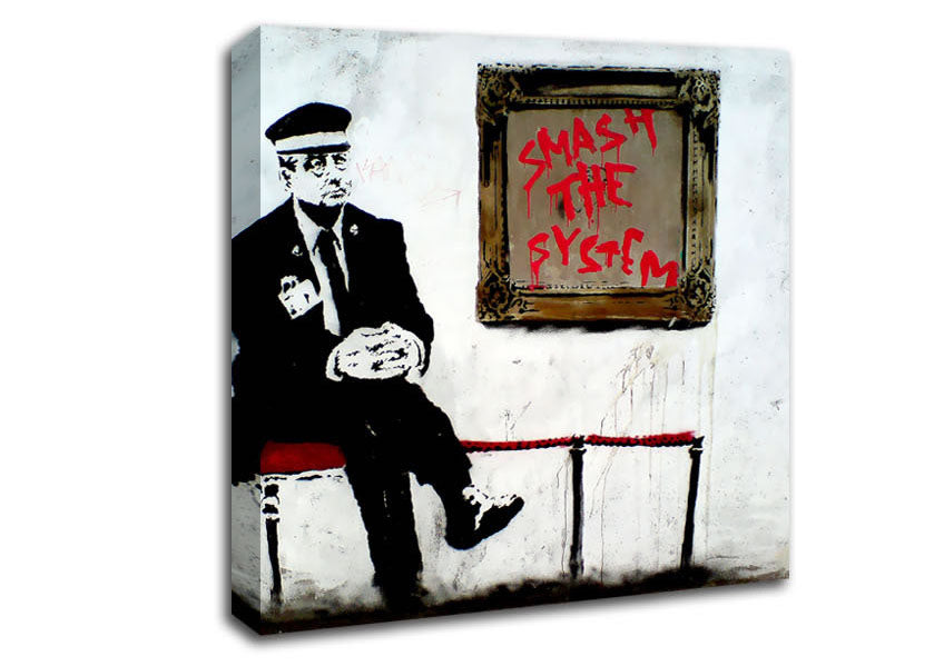 Picture of Protecting The Modern Art Square Canvas Wall Art