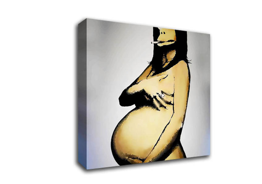 Picture of The New Age Mona Lisa Square Canvas Wall Art