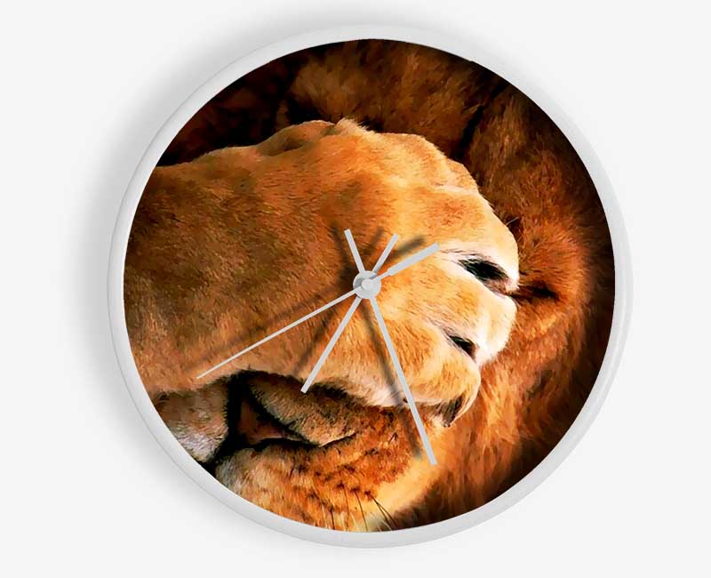 I Hate Mondays Lion Clock - Wallart-Direct UK