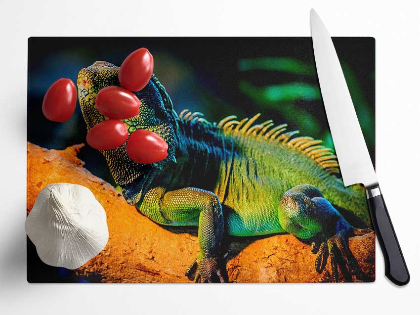 Iguana Glass Chopping Board