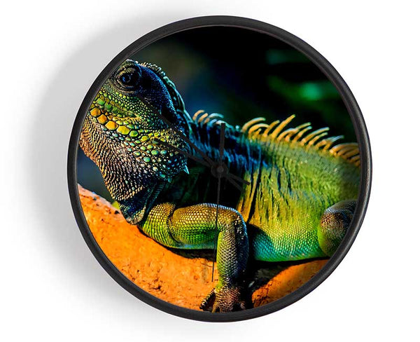 Iguana Clock - Wallart-Direct UK