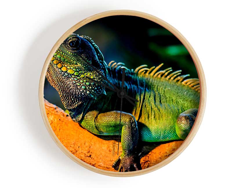 Iguana Clock - Wallart-Direct UK