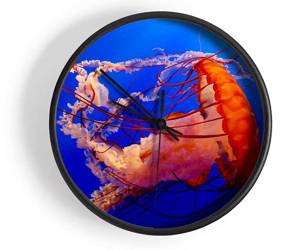 Jellyfish Ocean Clock - Wallart-Direct UK