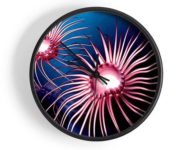 Jellyfish Swirl Clock - Wallart-Direct UK