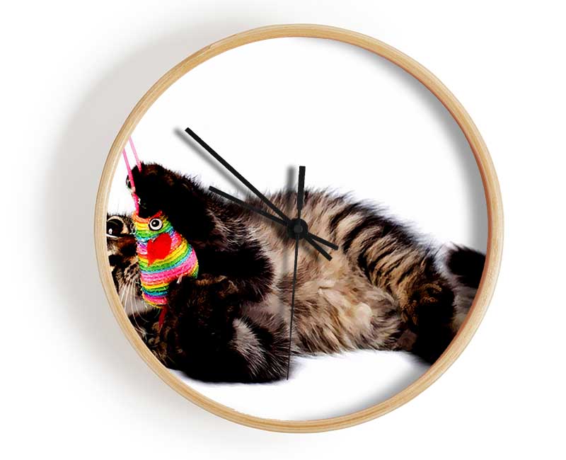 Kitten Play Clock - Wallart-Direct UK