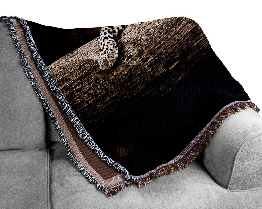 Leopard Lazy Days Woven Blanket