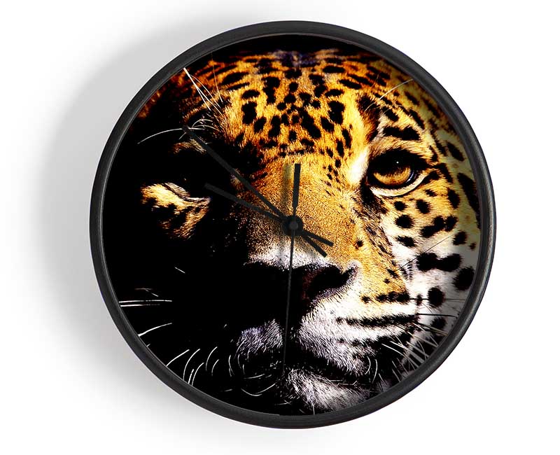 Leopard Pray Clock - Wallart-Direct UK