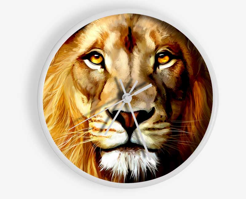 Lion Head Clock - Wallart-Direct UK