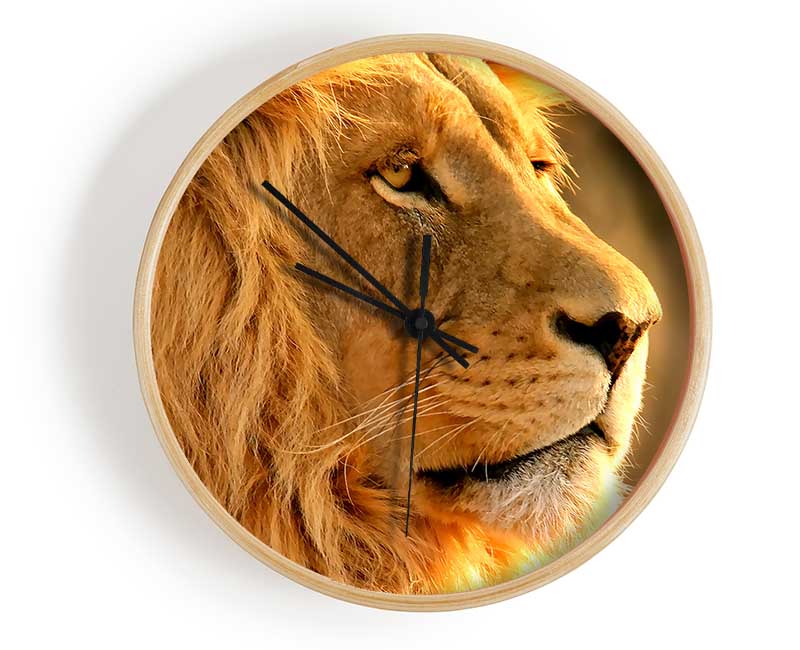 Lion Clock - Wallart-Direct UK