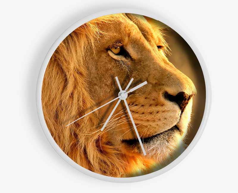 Lion Clock - Wallart-Direct UK