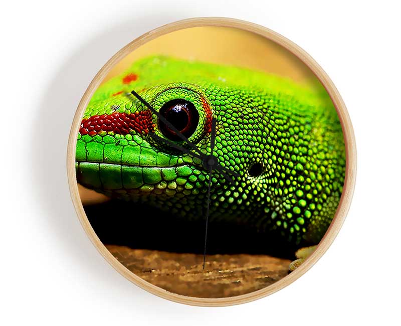 Lizard Face Clock - Wallart-Direct UK