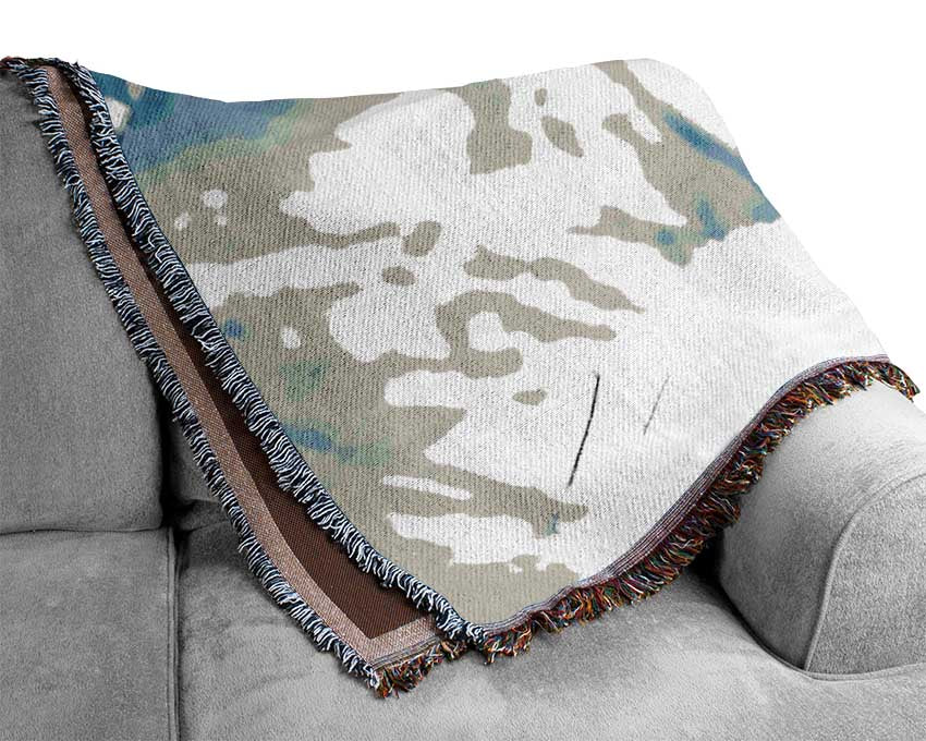 Lonsome Wolf Woven Blanket