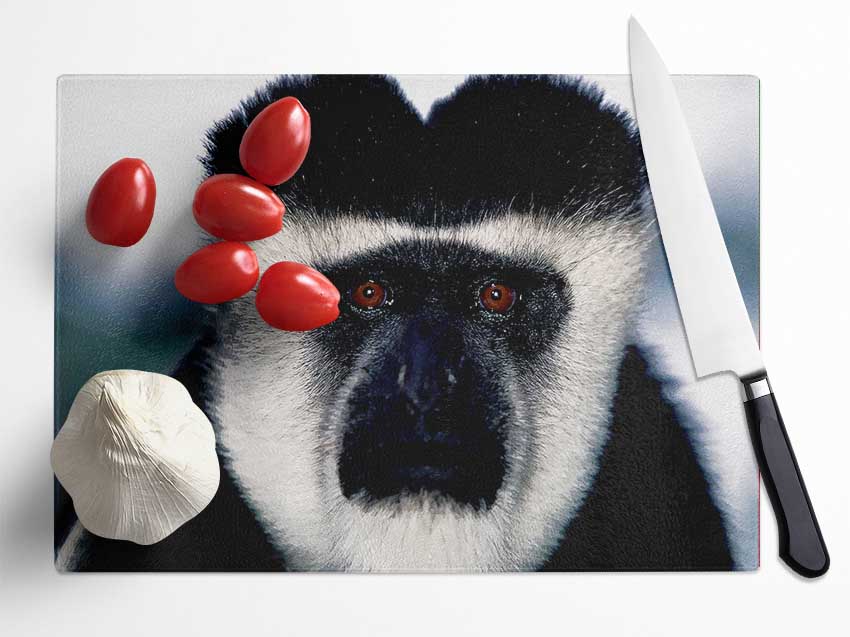 Monkey Face Glass Chopping Board