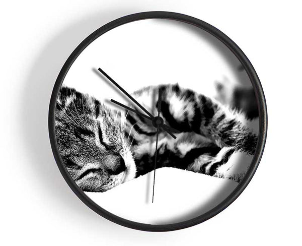 Nap Time Cat Clock - Wallart-Direct UK