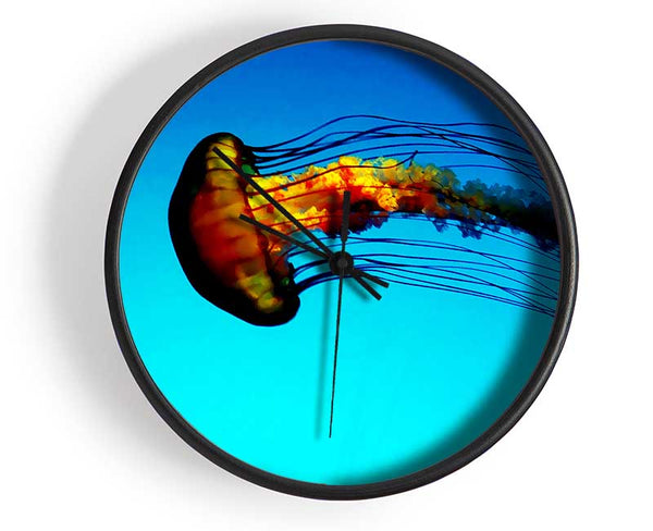 Ocean Jellyfish Clock - Wallart-Direct UK