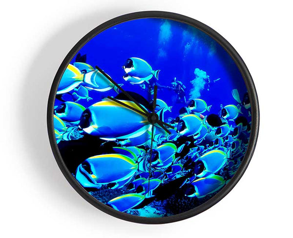 Oceans Glory Clock - Wallart-Direct UK