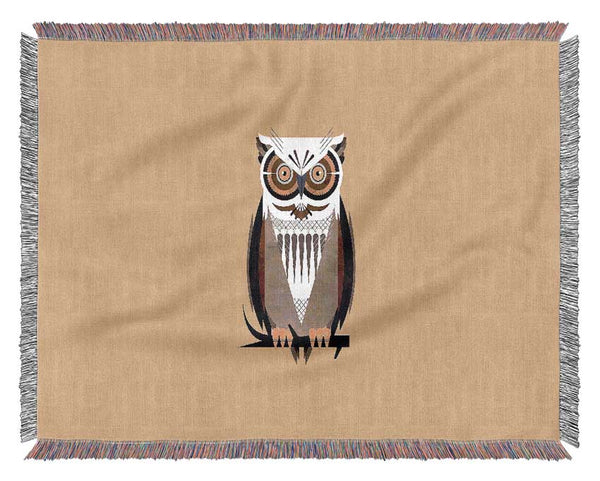 Owl Woven Blanket