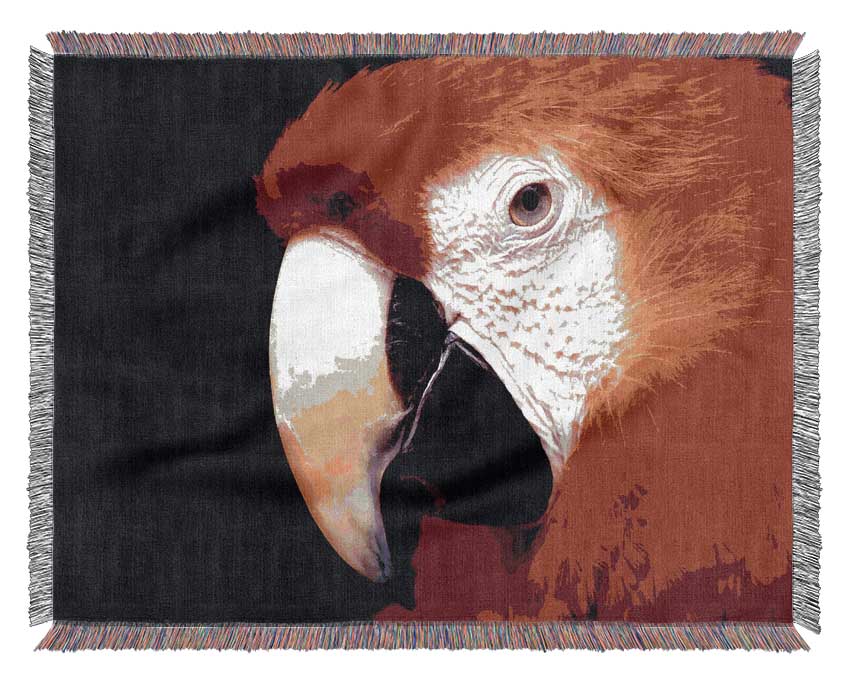 Parrot High Resolution Woven Blanket