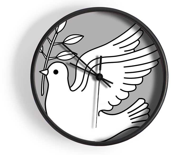 Peace Dove Clock - Wallart-Direct UK