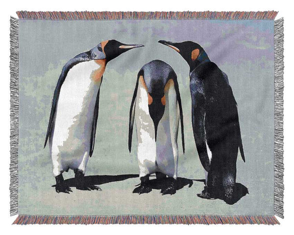 Penguin Shame Woven Blanket