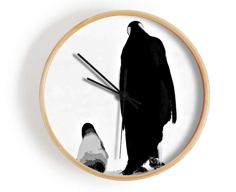 Penguin Clock - Wallart-Direct UK