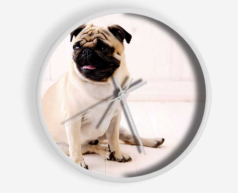 Pug Dog Clock - Wallart-Direct UK