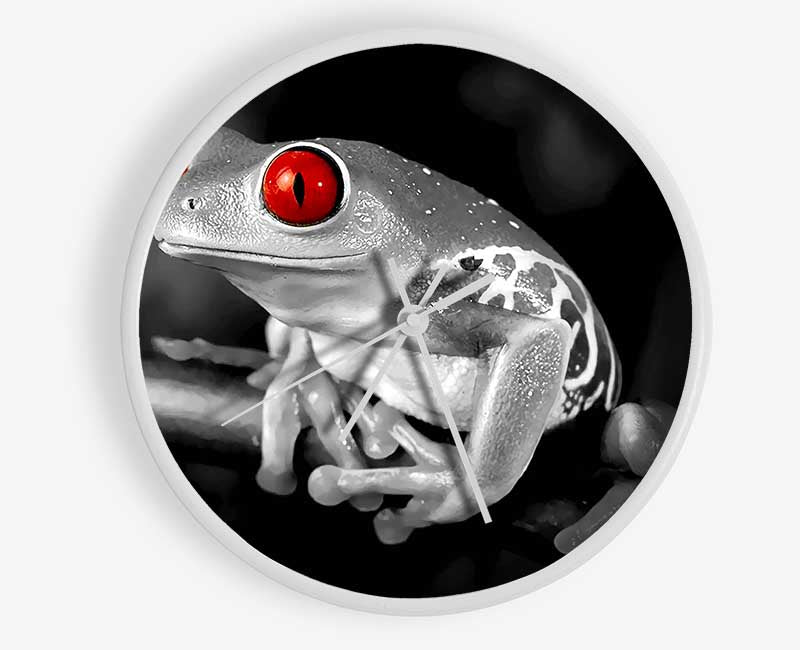 Red Eyed Frog Clock - Wallart-Direct UK