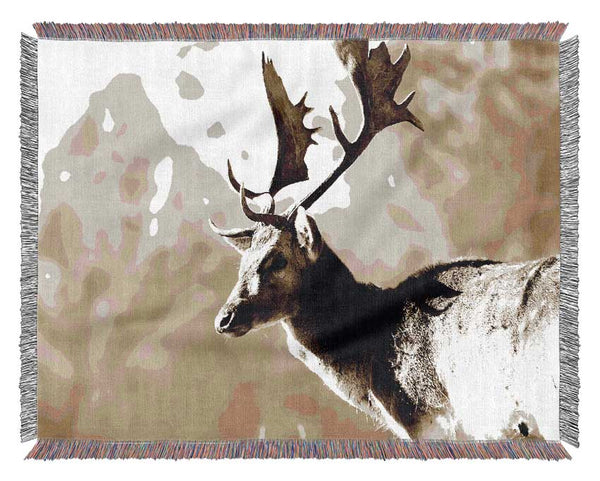 Reindeer Woven Blanket