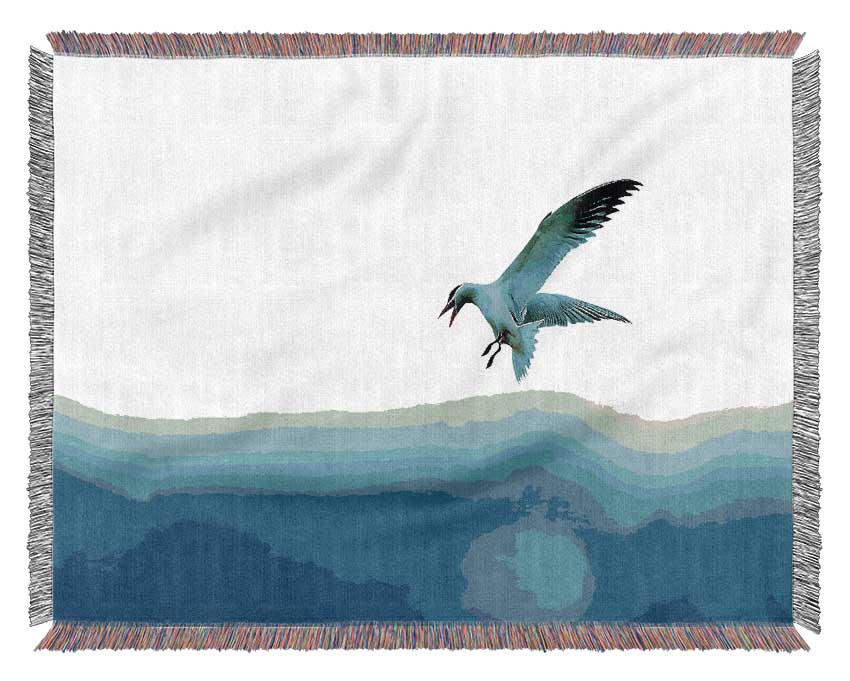 Seagull Woven Blanket