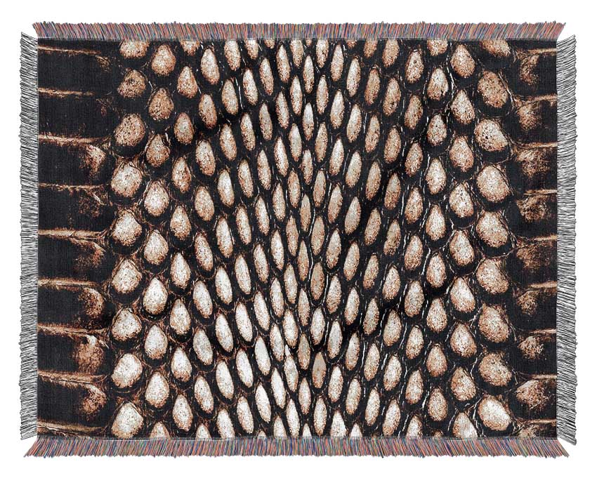 Snake Scales Woven Blanket