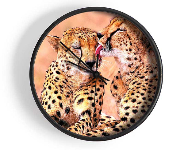 South African Cheetahs Clock - Wallart-Direct UK