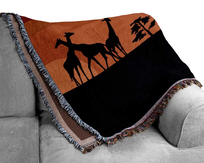 Sunset Safari Woven Blanket