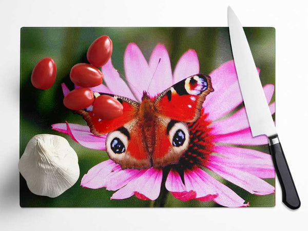 Symmetrical Butterfly Glass Chopping Board