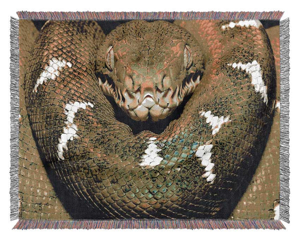 The Serpent Woven Blanket