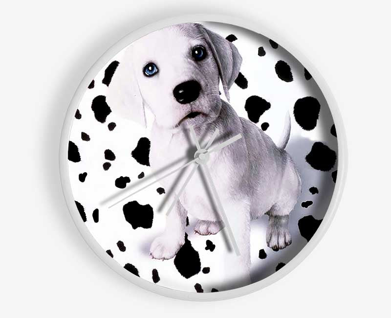 Wheres My Spots Dalmatian Clock - Wallart-Direct UK