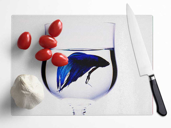 Wineglass Fish Glass Chopping Board