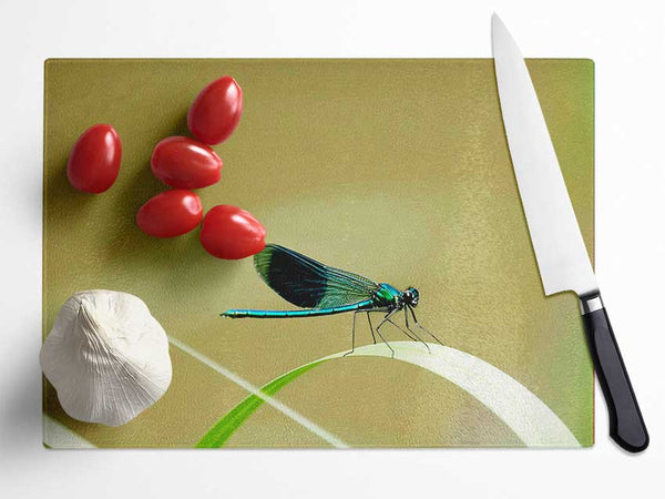 Wings Of Beauty Glass Chopping Board