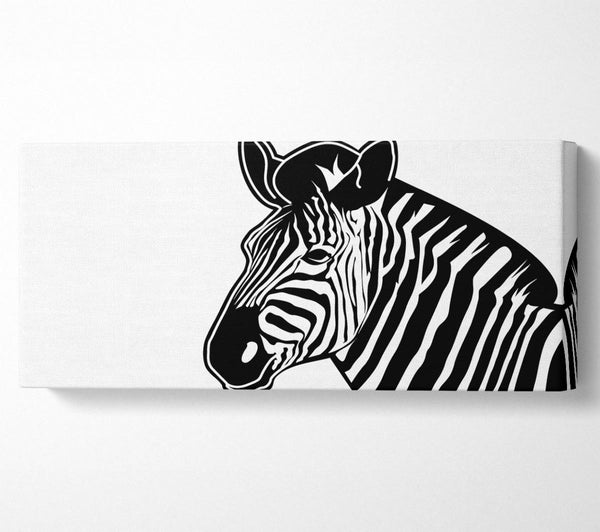 Zebra Face B n W