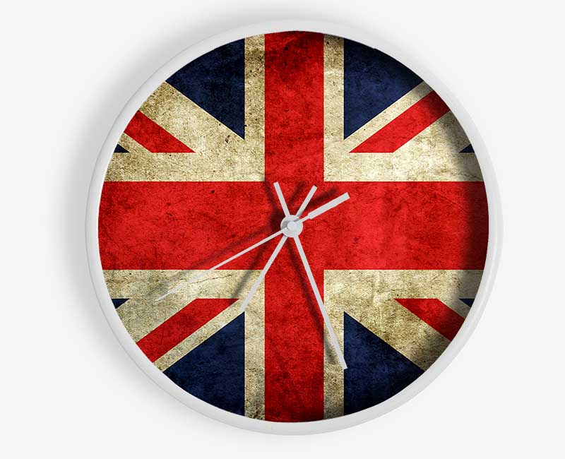 British Grunge Flag Clock - Wallart-Direct UK