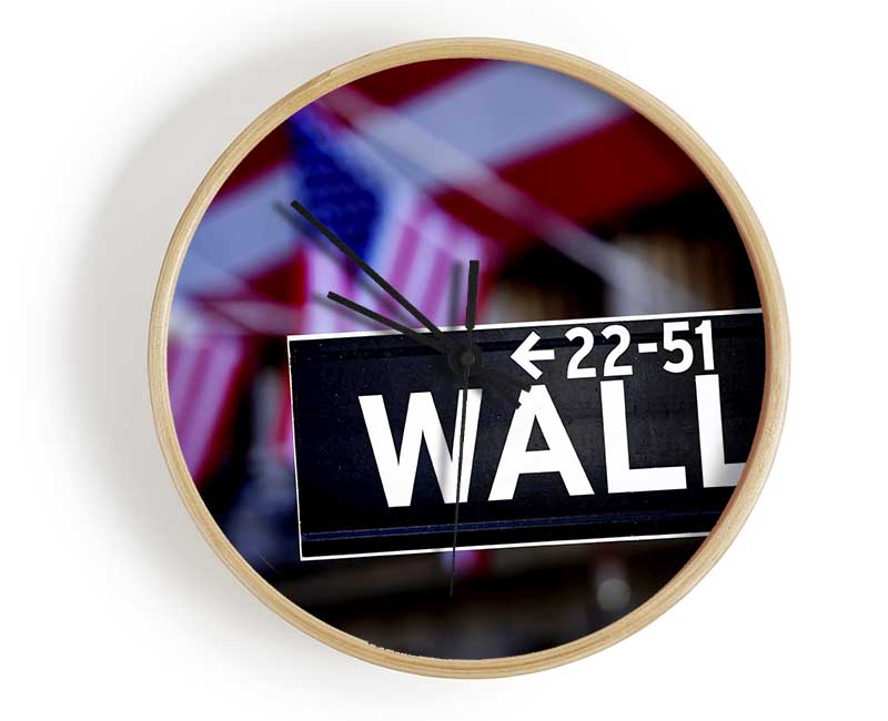 Wall Street American Clock - Wallart-Direct UK